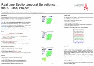 Real-time Spatio-temporal Surveillance: the AEGISS Project