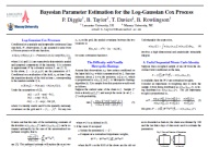 Bayesian Parameter Estimation for the log-Gaussian Cox Process